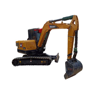 Sany SY60C Digger Máquina de construção de segunda mão com 0.25M3 Balde e 2016 Ano