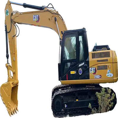 Excavadora usada de 15 toneladas com capacidade de balde de 1 M3 Valva hidráulica original CAT 315 Excavadora
