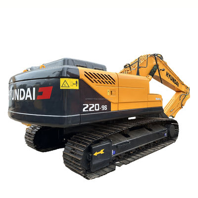 Coreia Excavator Usado Hyundai 220 Modelo Crawler Excavator com 0,92M3 Capacidade de Balde