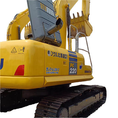 Excavadora Komatsu PC220 de 22 toneladas com válvula hidráulica original em grande demanda