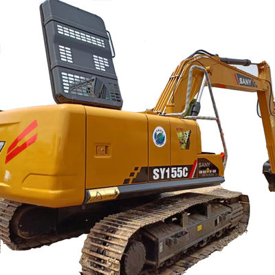 Excavadoras de 15 toneladas SY155 Bomba hidráulica original e excelente desempenho para construção