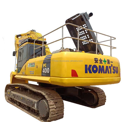Máquina de escavação Komatsu PC400-7 de segunda mão com válvula hidráulica original em Xangai