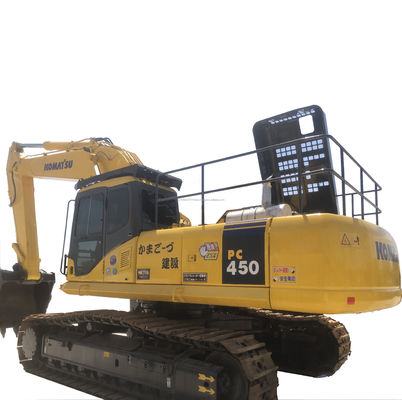 Excavadora usada Komatsu PC450 2016 Japão Máquina de rastreamento hidráulico Peso 40000 KG