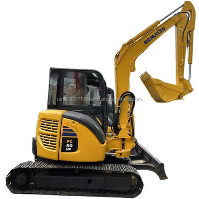 Excavadora usada Komatsu PC50 com cabine piloto 5020 KG Peso cilindro hidráulico original
