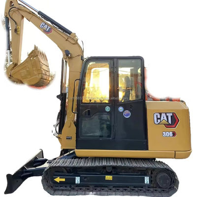 CAT 306E2 Excavadora hidráulica com potência de 34,7 kW e cilindro hidráulico original
