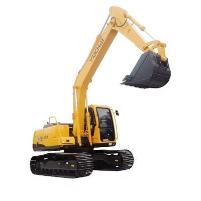 Excavadora média Sany 135c Pro usada com cilindro hidráulico original e potência de 73kw