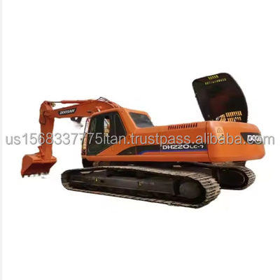 20 toneladas Doosan DH220 Crawler Excavator com capacidade de balde de 0,5m3 e características ativas