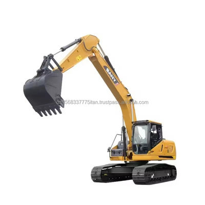 Excavadora Sany SY215C usada com capacidade de balde de 1,2 M3 e válvula hidráulica original