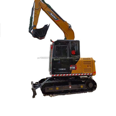 Excavadora de segunda mão Sany Sy 75c 0,32M3 Capacidade de balde 7500 KG Peso da máquina Venda