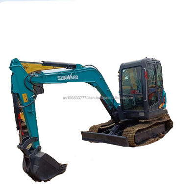 Excavadora usada SWE 60E de 6 toneladas em boas condições com cilindro hidráulico original