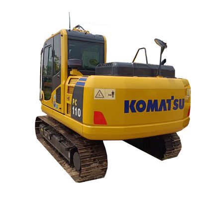 Japão Komatsu PC110 11ton 12ton 13ton Excavadora de equipamentos pesados Excavadora de segunda mão