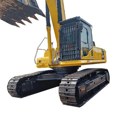 Excavadora usada Komatsu PC450-7 com capacidade de balde de 2M3 e válvula hidráulica original