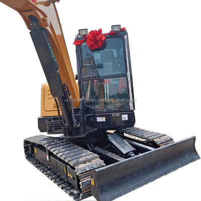Excavadora Sany SY60C Usada com Excelente Desempenho e Valva Hidráulica Original