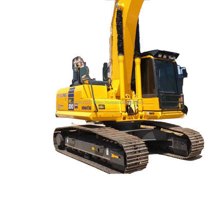 Excavadora Komatsu PC200 de 20 toneladas Japão Excavadora hidráulica usada com consumo