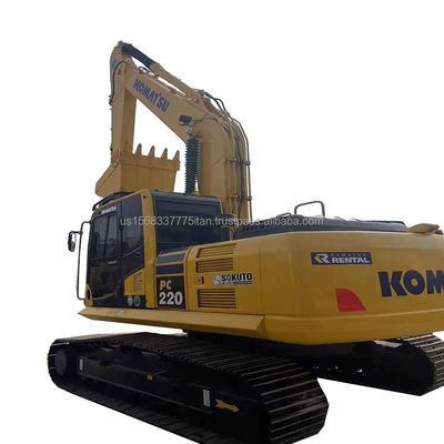 Excavadora Komatsu PC220 de 22 toneladas importada do Japão com ótimo desempenho