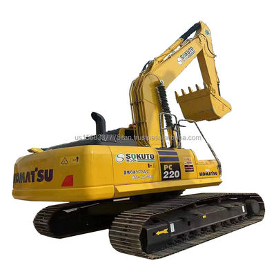 Excavadora movediça do tipo Crawler Japão Fazer Komatsu PC 220 22 Ton com ótimo desempenho