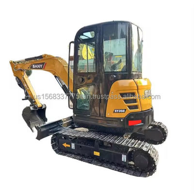 3.8TON Peso de operação SANY SY35U Excavadora usada com excelente estado e motor