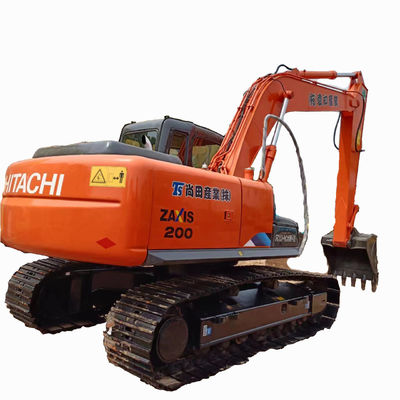 Excavadora Hitachi ZX200 com bomba hidráulica original e estoque suficiente pronta para envio