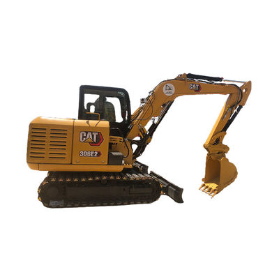Excavadora CAT 306 original usada com cilindro hidráulico original em bom estado