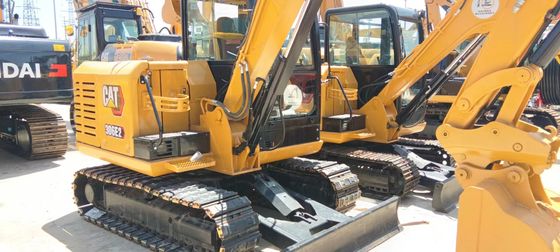 Excavadora CAT 306 original usada com cilindro hidráulico original em bom estado