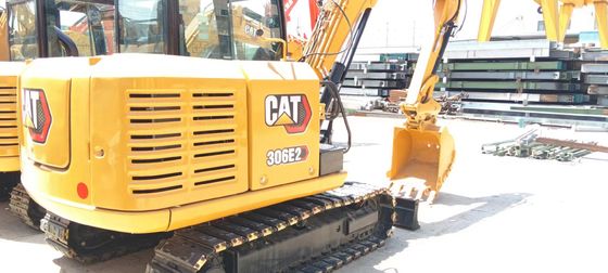 Excavadora CAT 306 original usada com cilindro hidráulico original em bom estado
