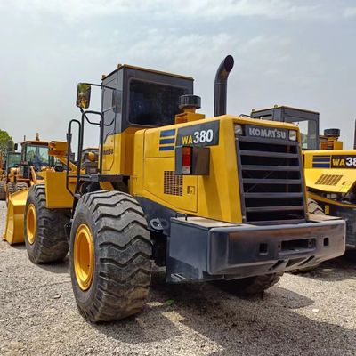 Original Japão usado KOMATSU WA380 carregador com e válvula hidráulica original