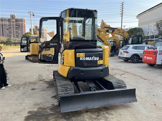 Excavadora Komatsu PC50 de segunda mão com bom desempenho e 5000 kg de peso da máquina