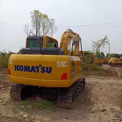 Excavadora Komatsu PC110-8 de 11 toneladas com baixo consumo de óleo e cilindro hidráulico original