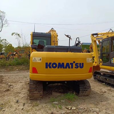 Excavadora Komatsu PC110-8 de 11 toneladas com baixo consumo de óleo e cilindro hidráulico original