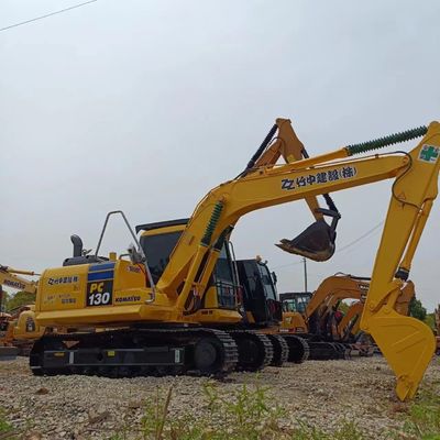 Usada Komatsu PC130 Hidráulica de segunda mão Mini Excavatora Multifunção Feita no Japão