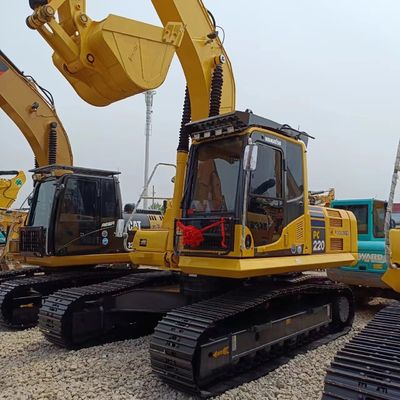 Excavadora original Komatsu PC220 com 0-2000 horas de trabalho e 22000 kg de peso da máquina