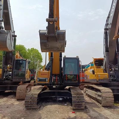 Sany SY215C 215C Excavadoras usadas Excavadora hidráulica de tamanho médio Excavadora de 21 toneladas Excavadora de rastreamento
