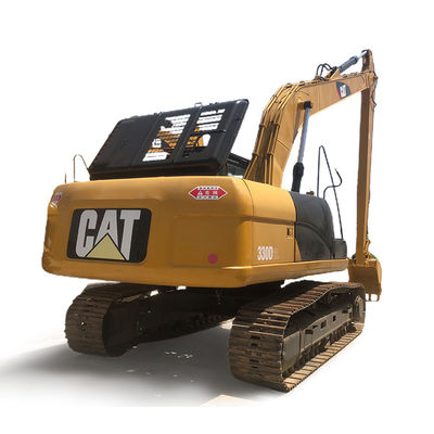 CAT 330D2L Excavadora usada com cilindro hidráulico original e capacidade de balde de 1,8 M3