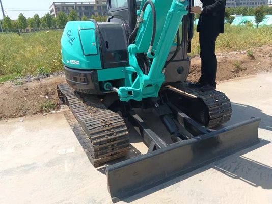 0.21M3 Capacidade de balde Excavadora de rastreamento Kobelco SK55SR/ válvula hidráulica original