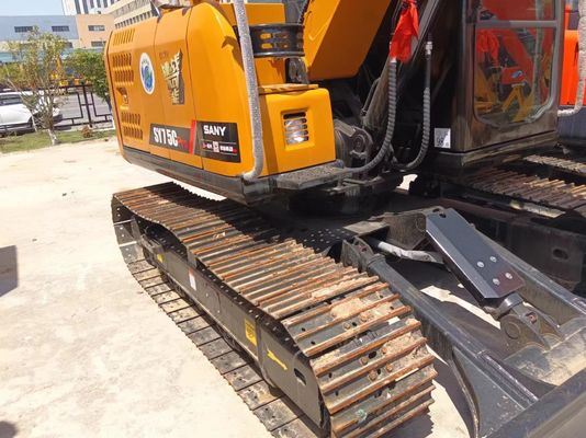 0.32M3 Capacidade de balde Sany SY75C Pro Excavator Original cilindro hidráulico e direito