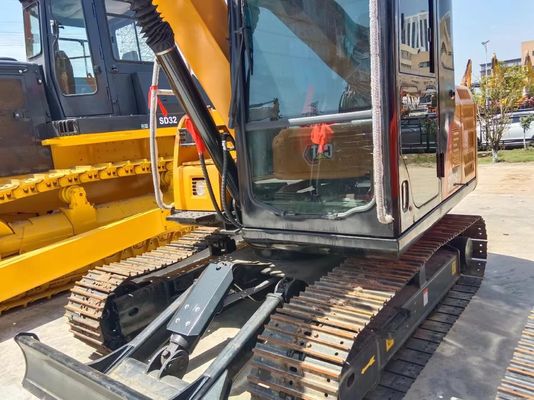 0.32M3 Capacidade de balde Sany SY75C Pro Excavator Original cilindro hidráulico e direito