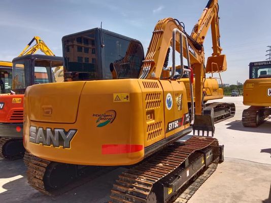 2016 SANY SY75C Pro Mini Digger em boas condições com cilindro hidráulico original