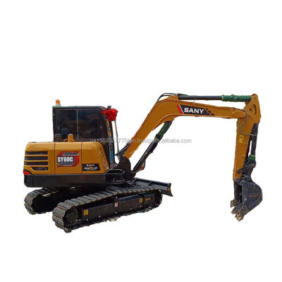 2016 Usado Sany Sy 60c Excavator 60000 KG Heavy Hydraulic Excavators Machine