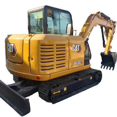 2016 Usado Caterpillar 305.5 Excavator 5.5ton Peso operacional para trabalhos de construção