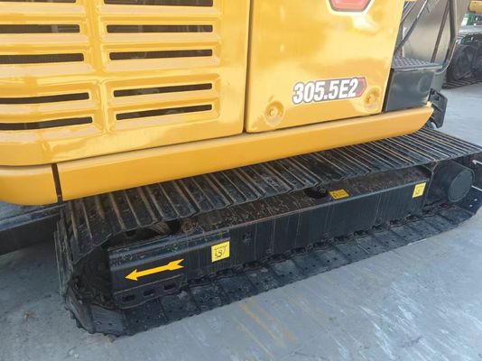 2016 Usado Caterpillar 305.5 Excavator 5.5ton Peso operacional para trabalhos de construção