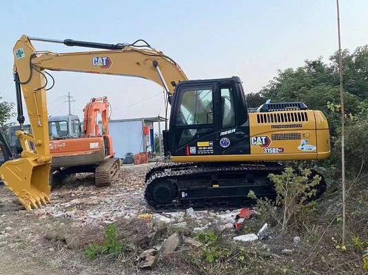 Excavadora usada de 15 toneladas com capacidade de balde de 1 M3 Valva hidráulica original CAT 315 Excavadora
