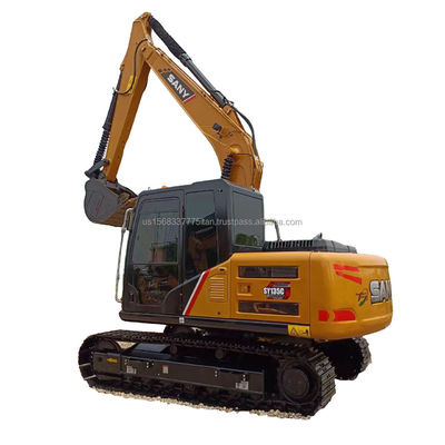 Excavadora SANY SY135C com cilindro hidráulico original e excelente desempenho