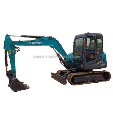 SWE60E Excavadora hidráulica de rastreador Usada 6TON Peso operacional Horas de trabalho 0-2000