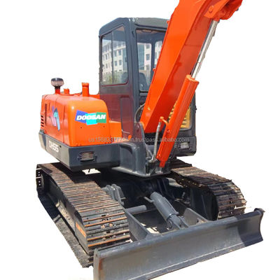 Máquina de construção hidráulica DOOSAN DH55 Excavadora com boa eficiência e desempenho