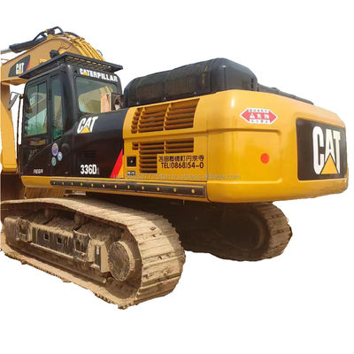 225 kW CAT 336D Excavadora usada 36TON em excelente estado para projectos de construção