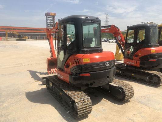 2016 KUBOTA KXU55 Excavadora usada com motor e capacidade de 0.2 baldes