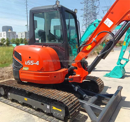 2016 KUBOTA KXU55 Excavadora usada com motor e capacidade de 0.2 baldes
