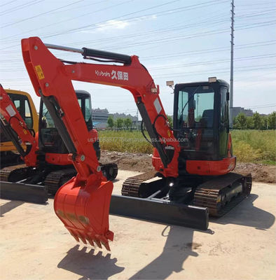 2016 KUBOTA KXU55 Excavadora usada com motor e capacidade de 0.2 baldes