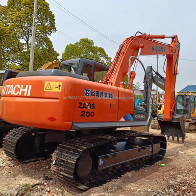 Excavadora Hitachi ZX200 Hipercinese e capacidade de 20 toneladas para lojas de materiais de construção