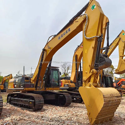 CAT 336D Excavadora usada Máquinas de construção de 36 toneladas com cilindros hidráulicos originais